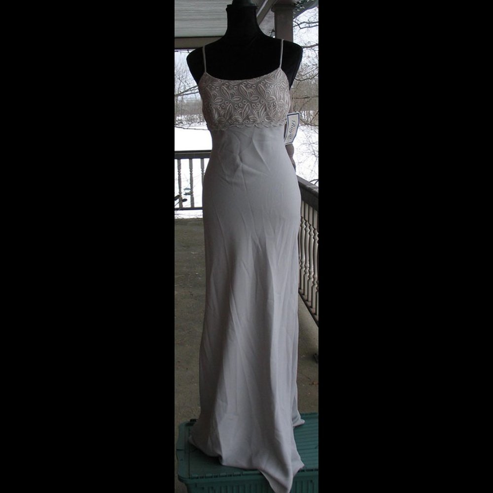 Vintage Evening Long Slip Dress D0092